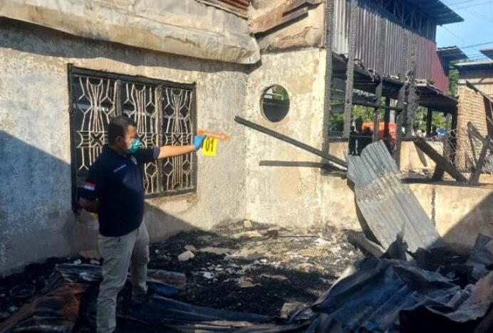 Polisi Lakukan Penyelidikan Kasus Kebakaran di Jalan Teuku Umar Banda Aceh