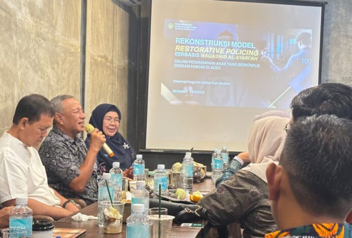 NgoPI Disertasi UIN Ar-Raniry Bahas Model Restorative Policing Berbasis Maqashid Al-Syari’ah
