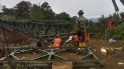 Pembangunan Jembatan Bailey Bintang Permata Capai 95 %