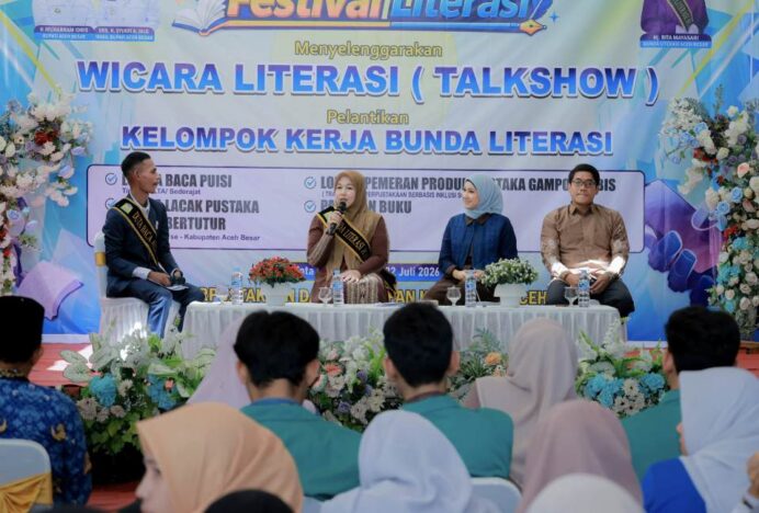 Buka Festival Literasi Aceh Besar 2026, Rita Mayasari Ajak Masyarakat Wujudkan Budaya Membaca sebagai Gerakan Bersama