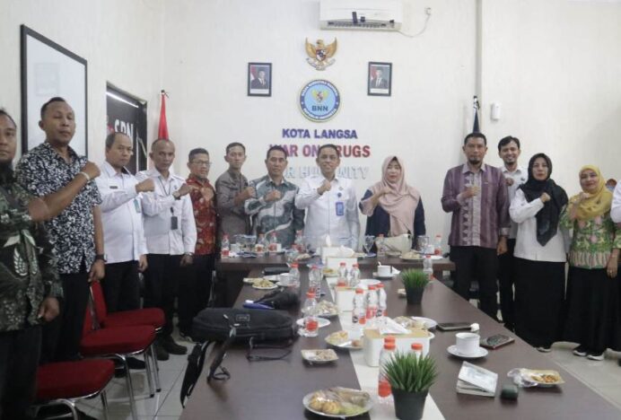 Plt Kepala BNN Kota Langsa dan Forkopimda Ikuti Puncak Peringatan HANI 2026