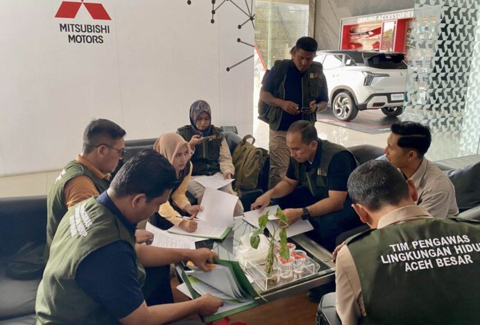 DLH Aceh Besar Lanjutkan Pengawasan Kepatuhan Lingkungan di Mitsubishi Arista