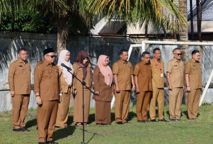Dinas Sosial Aceh Gelar Apel Gabungan, Perkuat Disiplin dan Apresiasi ASN Purna Tugas