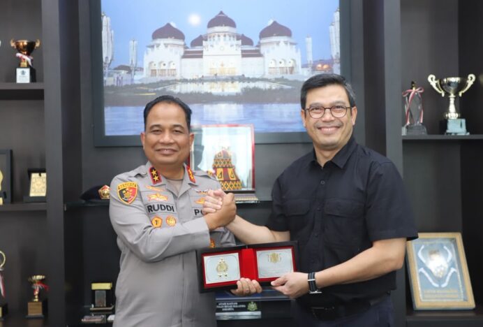 Kapolda Aceh Jalin Silaturahmi dengan DJBC Aceh, Perkuat Sinergi Penegakan Hukum
