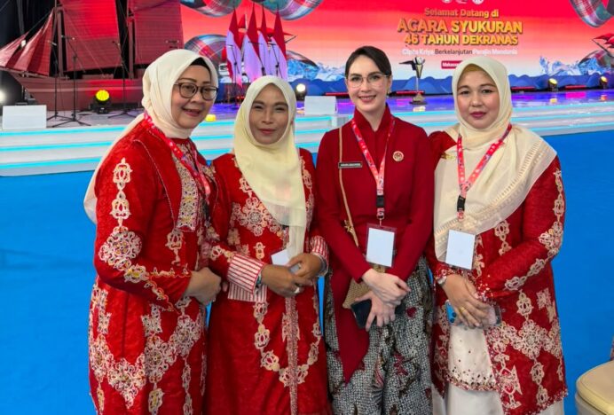 Ketua Dekranas Aceh Besar Rita Mayasari Hadiri Pembukaan HUT ke-46 Dekranas di Makassar