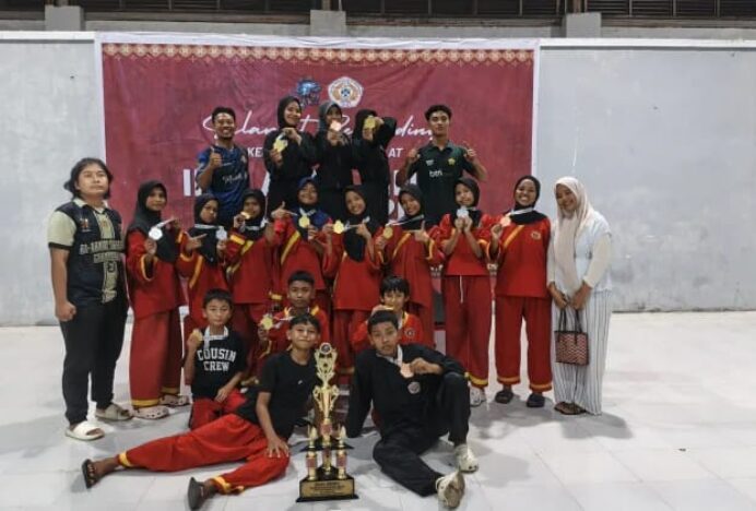 Atlet Tapak Suci Sabang Peringkat Dua Terbaik Piala IPSI Aceh Timur