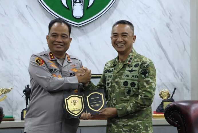Kapolda Aceh Silaturahmi Perdana dengan Pangdam Iskandar Muda