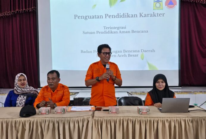 BPBD Aceh Besar Edukasi 1.559 Pelajar Lewat MPLS
