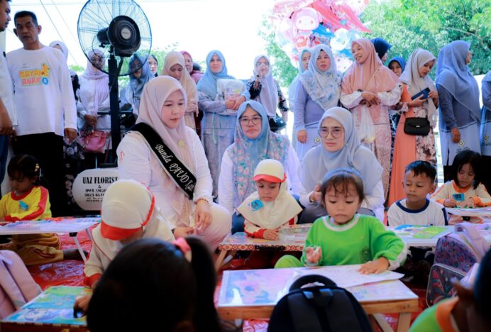 Ratusan Anak Meriahkan Hari Anak Nasional di Aceh Besar Lewat Lomba dan Pentas Seni