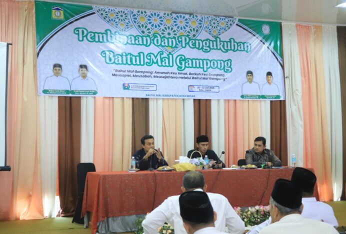 Anggota Badan BMA Fahmi M Nasir: Baitul Mal Gampong Harus Mampu Lahirkan Muzakki dan Wakif Baru