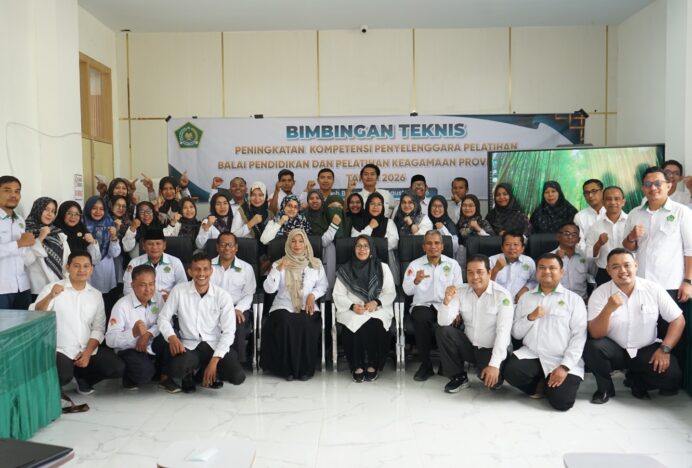 BDK Aceh Selenggarakan Bimtek Peningkatan Kompetensi Penyelenggara Pelatihan