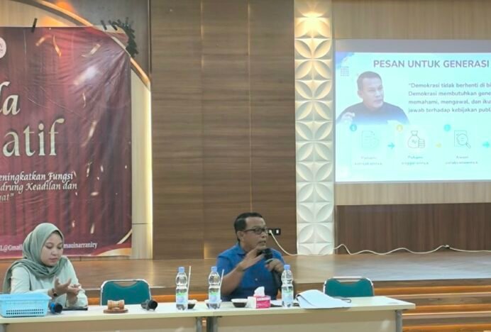 DPR Aceh Nurchalis Dorong Sikula Legislatif Perkuat Sistem Legislasi di Kampus untuk Aceh-Indonesia