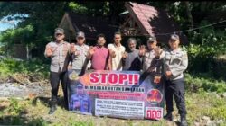 Polsek Sukajaya Edukasi Warga Keuneukai Antisipasi Karhuta