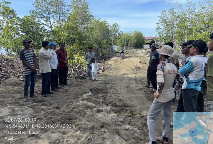 DLHK Aceh Fasilitasi Penanaman 19.200 Batang Mangrove di Lamteh Peukan Bada