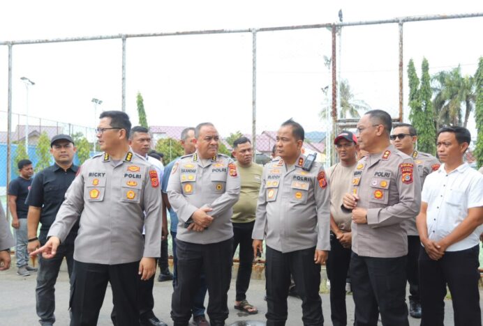 Kapolda Aceh Tinjau Kerusakan Rumah Dinas Aspol Lamteumen