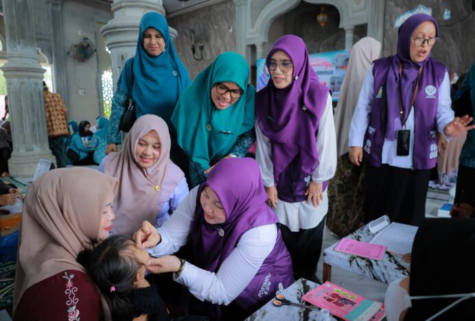 Ketua Tim Pembina Posyandu Aceh Besar Ajak Semua Elemen Kerja Sama Tingkatkan Layanan Kesehatan Ibu dan Anak