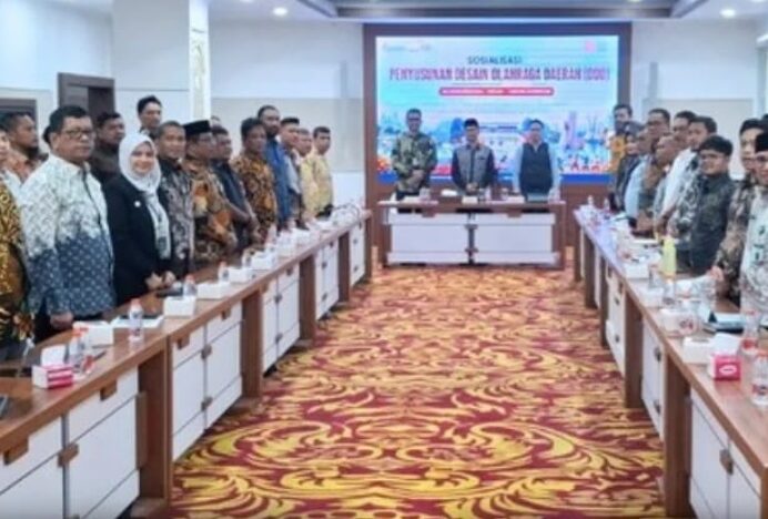 Kasubbag Hukum dan Kepegawaian Dinsos Aceh Hadiri Sosialisasi Penyusunan DBOD