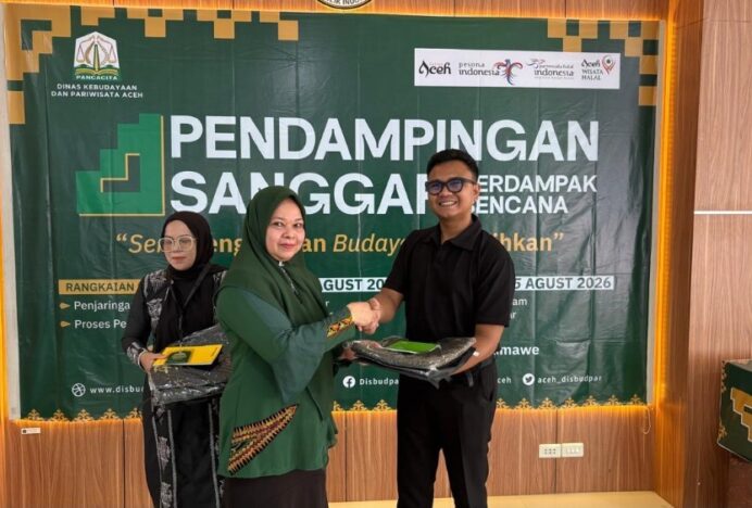 Disbudpar Aceh Gelar Pendampingan Sanggar Terdampak Bencana
