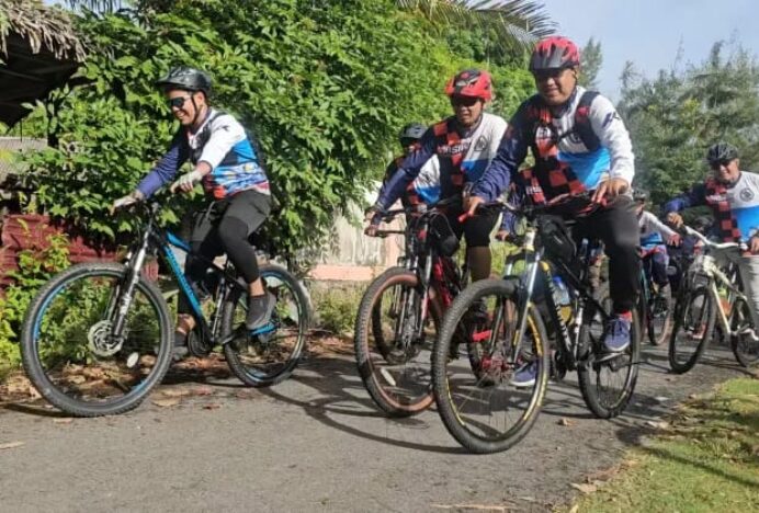 Gowes Bareng GASAK Ajak Masyarakat Sabang Hidupkan Olahraga Bersepeda