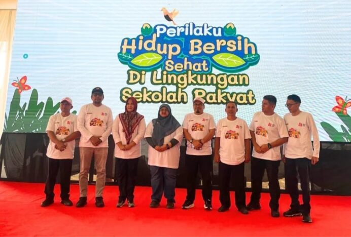 Kadis Sosial Aceh Hadiri Ikrar Perilaku Hidup Bersih dan Sehat di Sekolah Rakyat Kuta Malaka