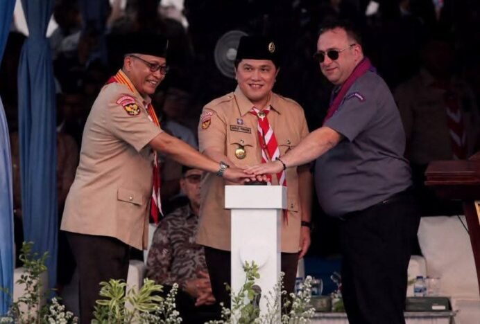 Hari Pramuka ke-65 dan Jamnas XII 2026 Resmi Dibuka Kak Erick Thohir di Buperta Cibubur