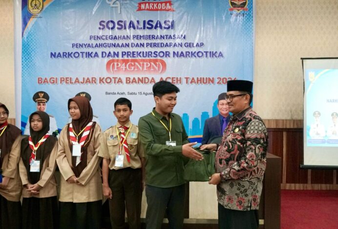 Perkuat Generasi Bebas Narkoba, Pemko Banda Aceh Gelar Sosialisasi P4GNPN