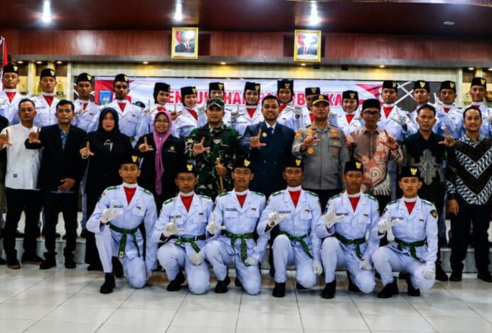 Paskibraka Kota Langsa Dikukuhkan, Siap Jalankan Tugas pada HUT RI ke-81