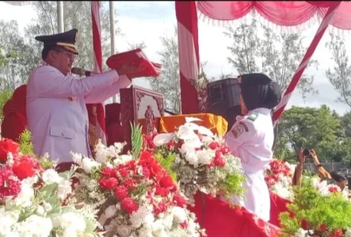 Bupati Pimpin Detik – detik Proklamasi HUT Ke-81 RI di Aceh Singkil