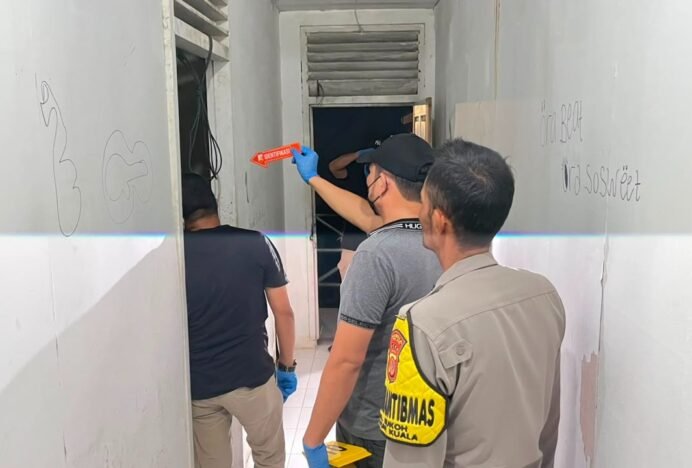 Daerah Peristiwa Mahasiswa USK Ditemukan Gantung Diri di Asrama, Polisi Lakukan Olah TKP