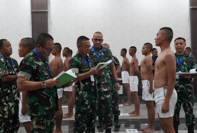 Pangdam IM Pimpin Sidang Pemilihan Calon Bintara PK TNI AD Gelombang III TA 2026