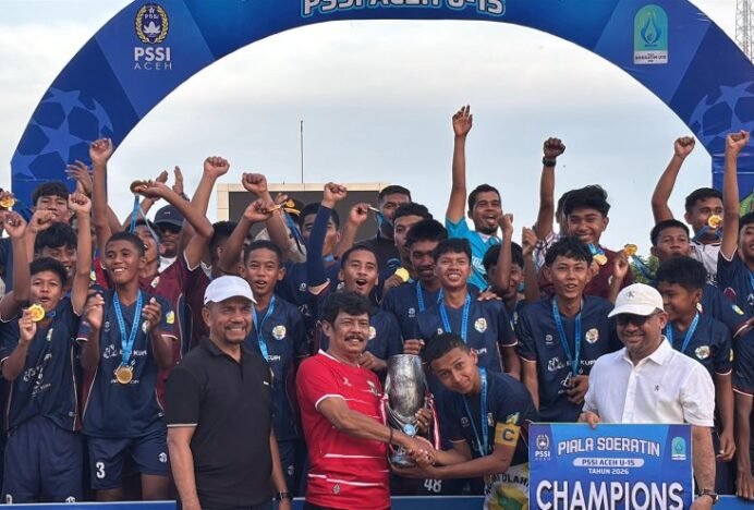 Talenta Aceh Juarai Piala Soeratin U-15 Zona Aceh