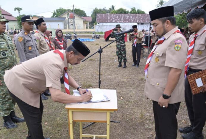 Kemah Bersama dan Pelantikan Pengurus Pramuka Kuta Baro