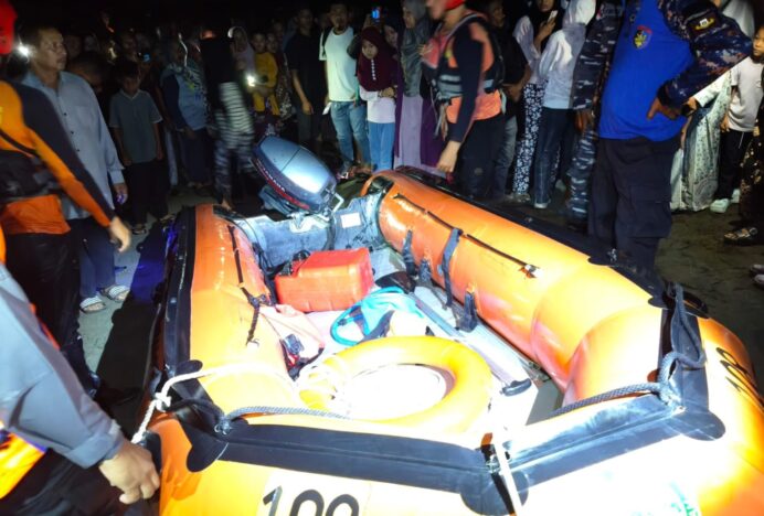 Empat Remaja Hilang Terseret Arus di Pantai Ujung Batee, Tim Gabungan Lakukan Pencarian