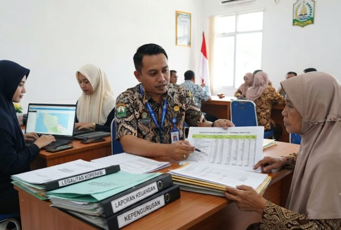 Diskopukmdag Banda Aceh Lakukan Validasi Data Koperasi untuk Perkuat Tata Kelola
