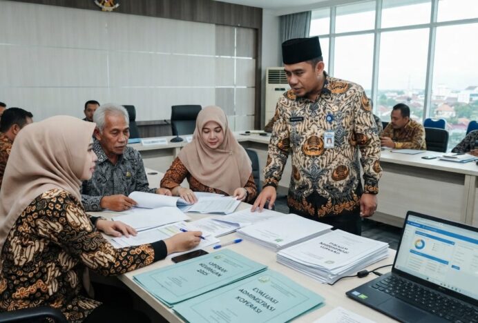Diskopukmdag Banda Aceh Intensifkan Evaluasi Administrasi Koperasi