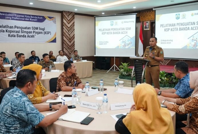 Diskopukmdag Banda Aceh Gelar Pelatihan Penguatan SDM KSP