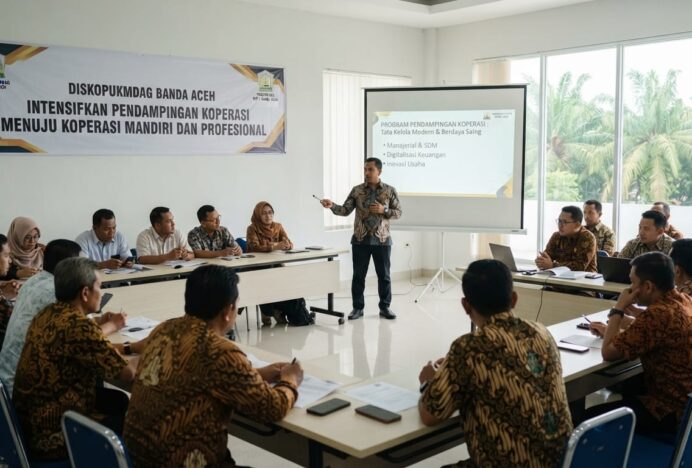 Diskopukmdag Banda Aceh Intensifkan Pendampingan Koperasi