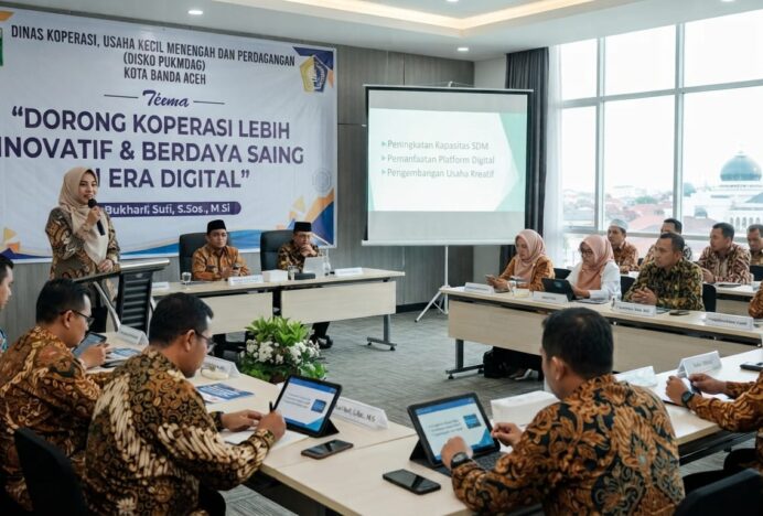 Diskopukmdag Banda Aceh Dorong Koperasi Lebih Inovatif