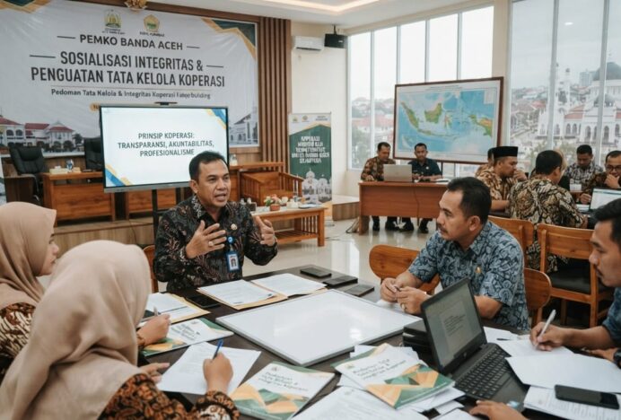 Pemko Banda Aceh Tingkatkan Integritas Koperasi