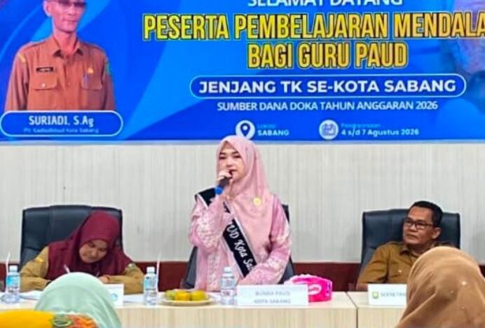 Bunda PAUD Sabang Dorong Guru PAUD Terapkan Pembelajaran Mendalam