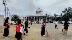 Sambut HUT RI, Kemenag Aceh Barat Ikuti Gerakan Bersih 81 Ribu Masjid
