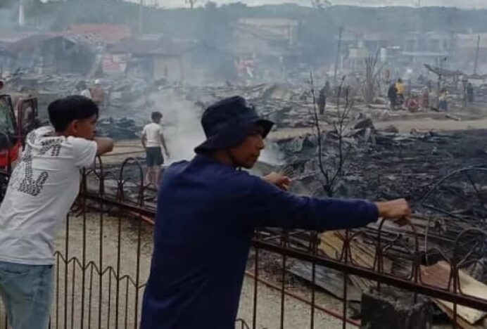 Update Kebakaran Jagong Jeget: 96 Bangunan Hangus, 72 KK dan 255 Jiwa Terdampak