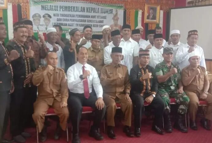 Wabup Minta Mukim Perkuat Peradilan Adat, Selesaikan Konflik Ditengah Masyarakat