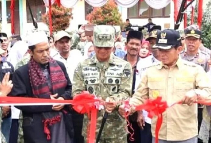 56 Jembatan Dibangun di Gayo Lues, KSAD: Permudah Akses ke Sekolah