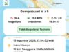 Gempa Simalungun Terasa hingga Banda Aceh