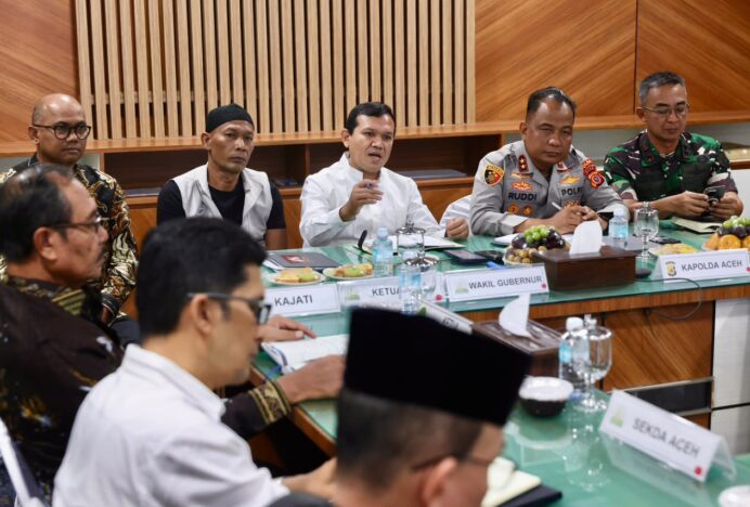 Rapat Forkompimda Aceh Bahas Dinamika Kerusuhan pada Hari Damai Aceh