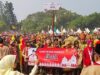 Pramuka Aceh Ikuti Devile Budaya HUT Ke-81 RI di Cibubur