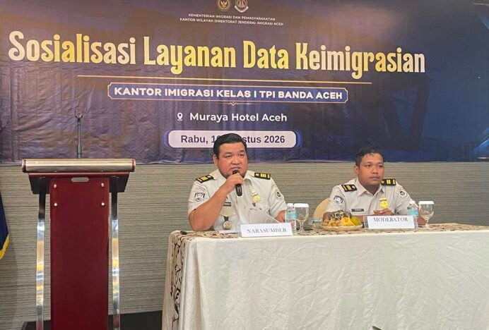Imigrasi Banda Aceh Perkenalkan Aplikasi Layanan Data Keimigrasian
