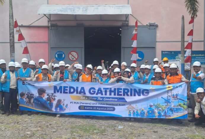 Peserta Media Gathering PLN UID Aceh Kunjungi PLTD Aneuk Laot Rayon Sabang