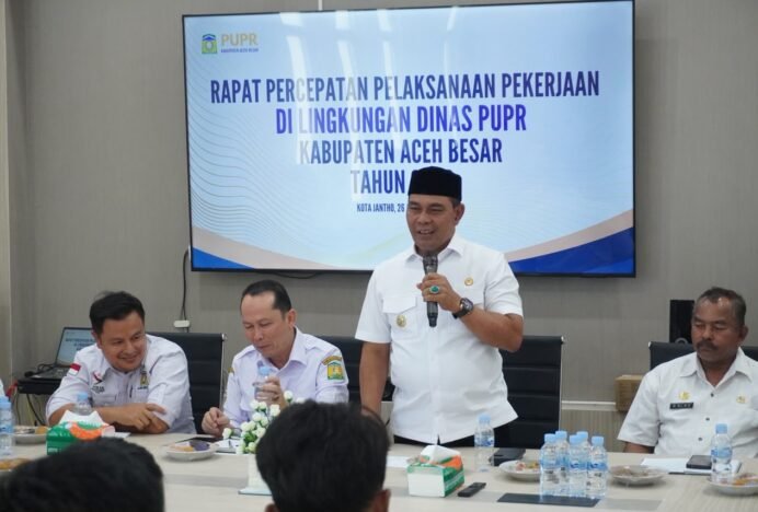 Bupati Muharram Minta Seluruh Proyek Dikerjakan Tepat Mutu, Waktu, dan Administrasi